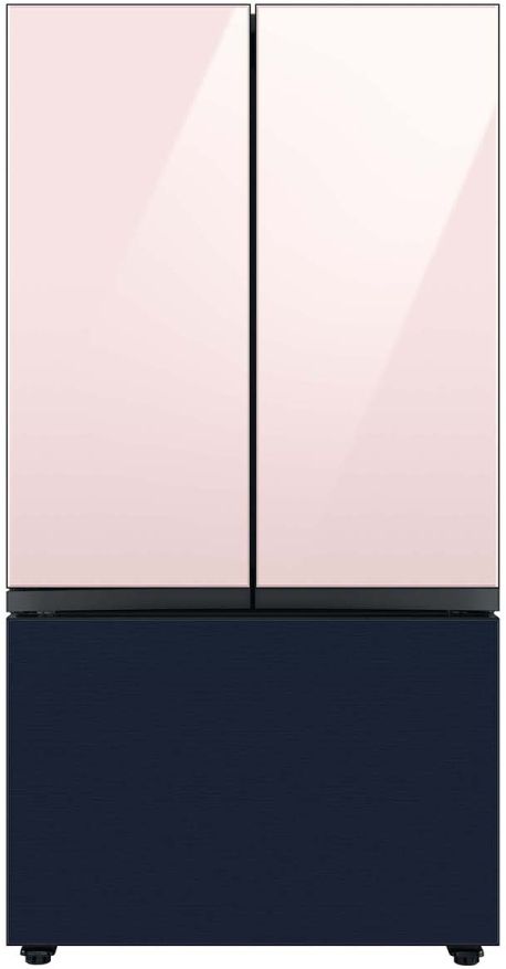 Samsung Bespoke 36" Navy Steel French Door Refrigerator Bottom Panel-1