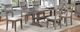American Wholesale Furniture Lois 7-Piece Gray Dining Table Set-0