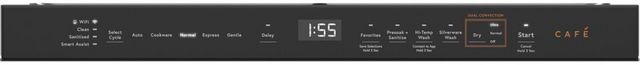 Cafe™ 24" Fingerprint Resistant Matte Black Top Control Built In Dishwasher-3