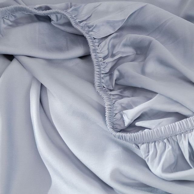Hush Iced 4-Piece Light Blue Bamboo Cooling Twin XL Sheets and Pillowcase Set-3
