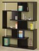 Coaster® Hoover Black/Chrome 5-Tier Bookcase-1