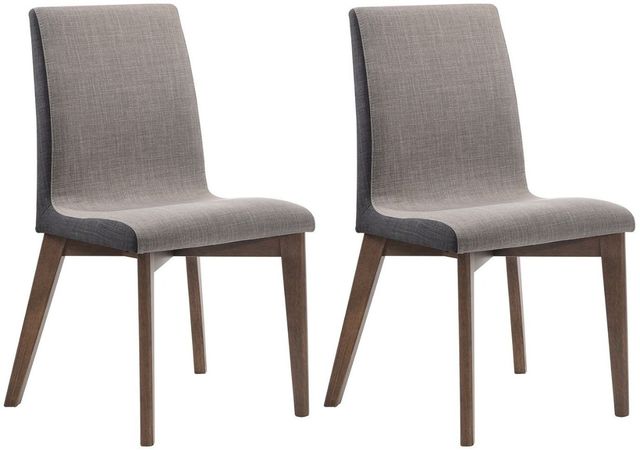 Coaster® Redbridge 2-Piece Gray Side Chairs-1