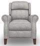 Best® Home Furnishings Customizable Joanna Power High Leg Recliner with Power Tilt Headrest and Dark Walnut Legs-1