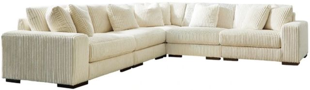 Signature Design by Ashley® Lindyn 5-Piece Ivory L-Shape Sectional-0