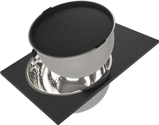 The Galley® 17" Graphite Wood Composite Mixing Bowl and Colander-0