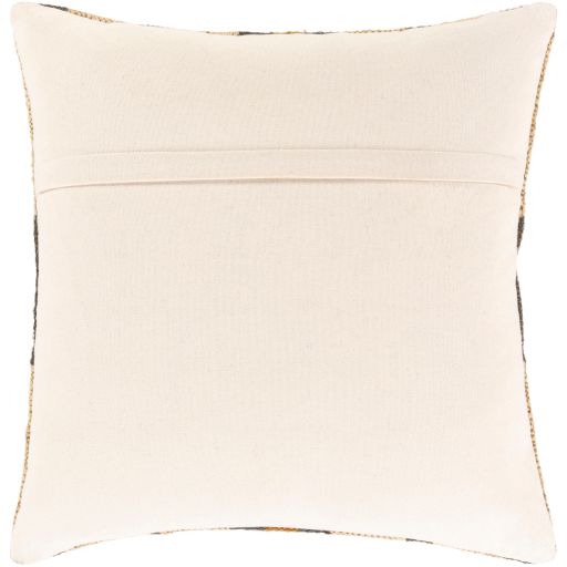 Surya Gada Charcoal 22"x 22" Toss Pillow with Down Insert-3