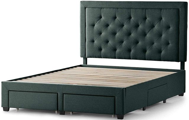 Malouf® Watson Spruce California King Platform Bed Base-3