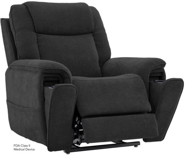 Mega Motion® Trio Mezzo Trento Charcoal Power Lift Recliner with Adjustable Headrest-1