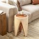 Classic Home Vela Natural 21" Accent Table-1