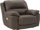 Signature Design by Ashley® Dunleith Chocolate Zero Wall Power Recliner with Power Headrest-1