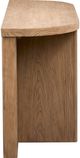 Magnussen Home® Hayden Golden Oat Demilune Sofa Table-3
