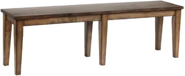 Winners Only® Carmel Rustic Brown Dining Bench-0