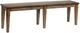 Winners Only® Carmel Rustic Brown Dining Bench-0