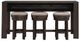 Liberty Furniture Lennox Hill 4-Piece Bark/Granite Console Table and Stool Set-2