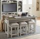 Liberty Furniture Heartland Antique White/Gray Taupe Upholstered Console Stool-2