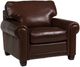 Smith Brothers Customizable 393 Leather Chair-0