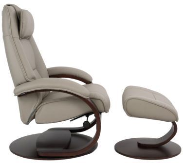 Fjords® Classic Comfort Admiral C Cement Small Recliner-2