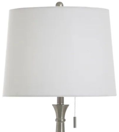 Stylecraft Brushed Steel 16" Table Lamp-1