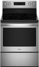 Whirlpool® 30" Fingerprint Resistant Stainless Steel Free Standing Electric Range-0
