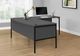 Monarch Specialties Inc. Black/Grey 48" Computer Desk-3