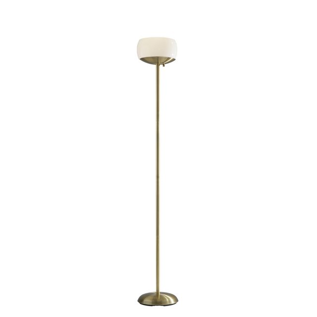 Adesso® Jessica Antique Brass 300W Torchiere-0