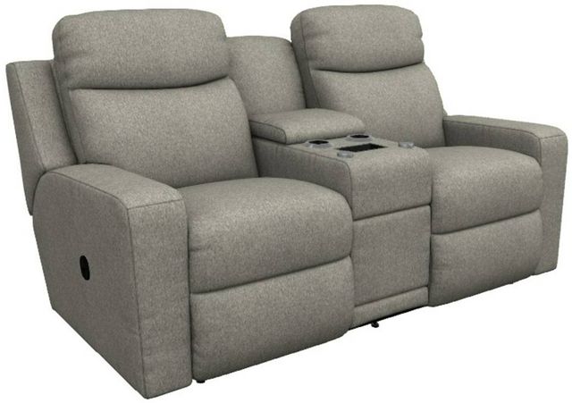 La-Z-Boy® Emmons Ash Manual Reclining Loveseat with Console-0