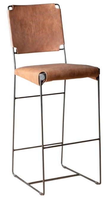 Home Trends & Design New York Brown Buffalo Bar Stool-0
