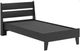 Signature Design by Ashley® Socalle Black Twin Platform Panel Bed-3