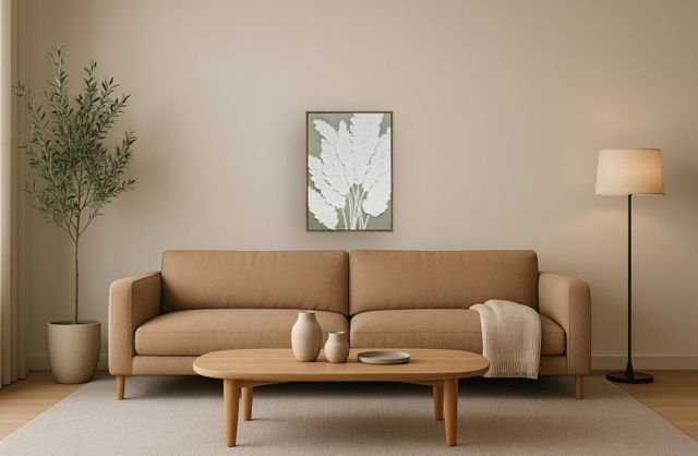 Classy Living Radiant Textured Foliage I Wall Art-1
