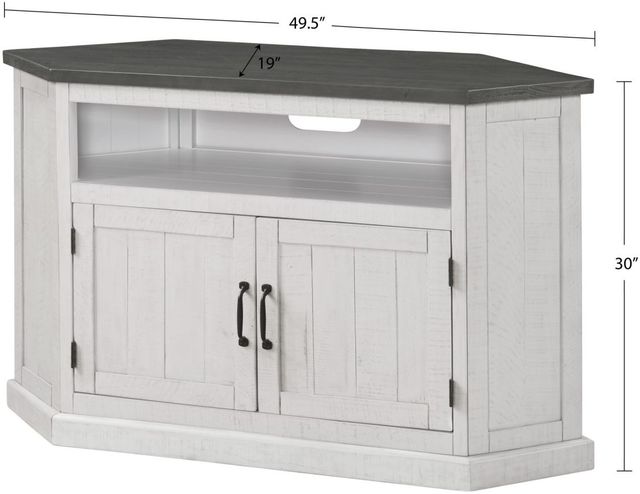 Martin Svensson Rustic Gray/White Entertainment Console-2