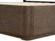 Flexsteel® Athens Chocolate Brown/Ivory King Upholstered Panel Bed-3