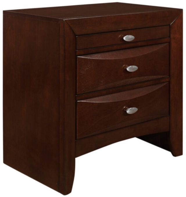 Global Furniture USA Linda Merlot Nightstand-0