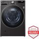 LG 5.0 Cu. Ft. Black Steel Front Load Washer-1