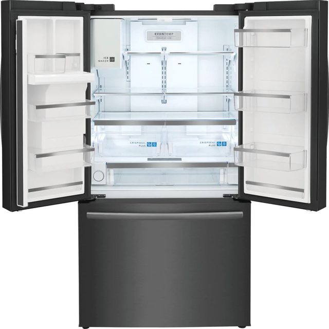 Frigidaire Gallery® 22.6 Cu. Ft. Smudge-Proof® Black Stainless Steel Counter Depth French Door Refrigerator-3
