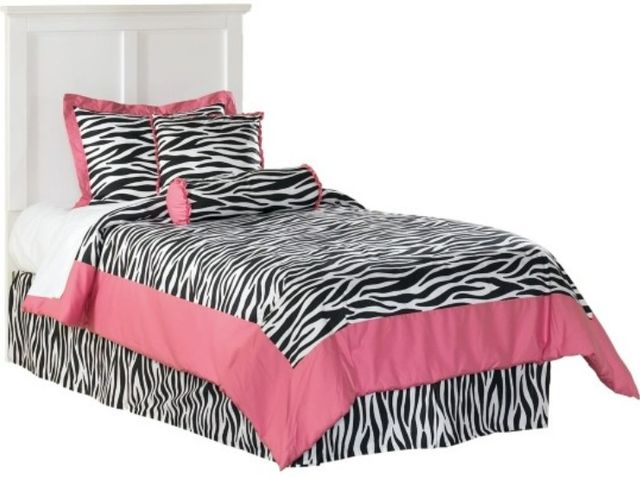 Signature Design by Ashley® Bostwick Shoals 5-Piece White Twin Panel Headboard Bed Set-1