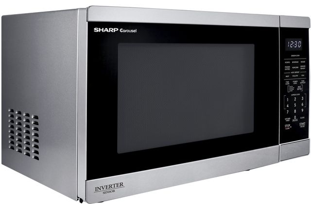 Sharp® 1.4 Cu. Ft. Stainless Steel Countertop Microwave-2