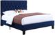 Emerald Home Amelia Navy Queen Upholstered Panel Bed-0