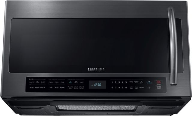 Samsung 2.1 Cu. Ft. Black Stainless Steel Over The Range Microwave-5