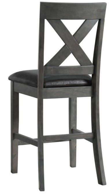 Elements International Alex Black Counter Side Chair-2