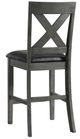 Elements International Alex Black Counter Side Chair-2