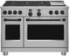 Café™ 48" Flat Black Pro Range Handle and Knob Kit-1