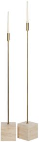 Renwil® Chambers 2-Piece Natural Candle Holder-0