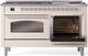 Ilve® Nostalgie II Series 60" Antique White Pro Style Dual Fuel Range-3