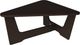 Unwasted® Gather Brown Plastic Outdoor Accent Table-0