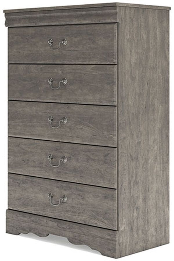 Signature Design by Ashley® Bayzor Warm Gray Vintage Chest of Drawers-2