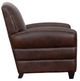 Fairfield® Parisian Cocoa/Espresso Leather Lounge Chair-2