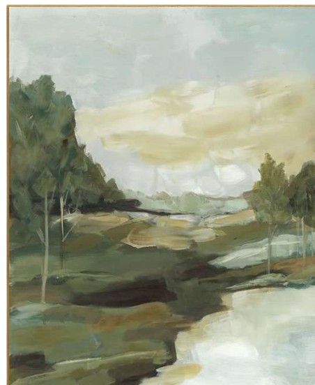 Classic Home Forest Park Painting Art-1