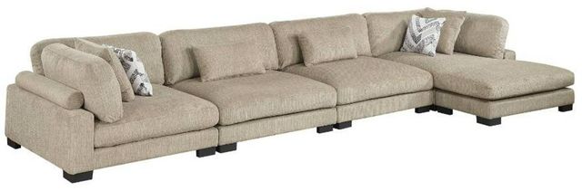 Homelegance® Tinley 4-Piece Brown Modular Sectional and Chaise-0