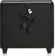 Coaster® Ravenne Black Upholstered LED Nightstand with USB-5