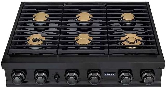 Dacor® Contemporary 36" Graphite Stainless Steel Natural Gas Rangetop-1
